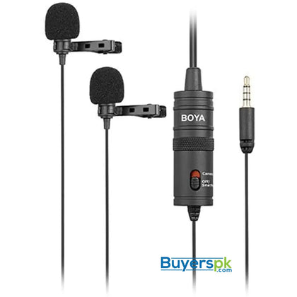 Boya By-m1dm Dual Lavalier Universal Microphone - Price in Pakistan