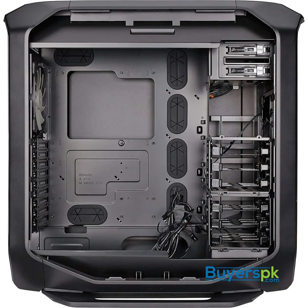 Corsair CC-9011063-WW 780T Graphite Series Windowed Full Tower ATX Gaming Case with LED Fan - Black/Red - Casing