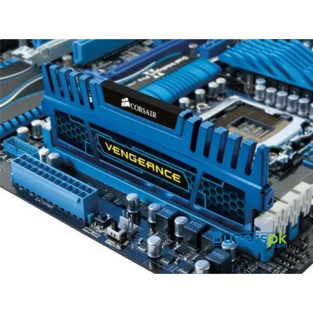 Corsair Cmz8gx3m1a1600c10b Vengeance Blue 8 Gb Ddr3 1600mhz (pc3 12800) Desktop Memory 1.5v