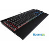 Corsair K55 Rgb Gaming Keyboard - Quiet & Satisfying Led Backlit Keys - Media Controls - Wrist Rest