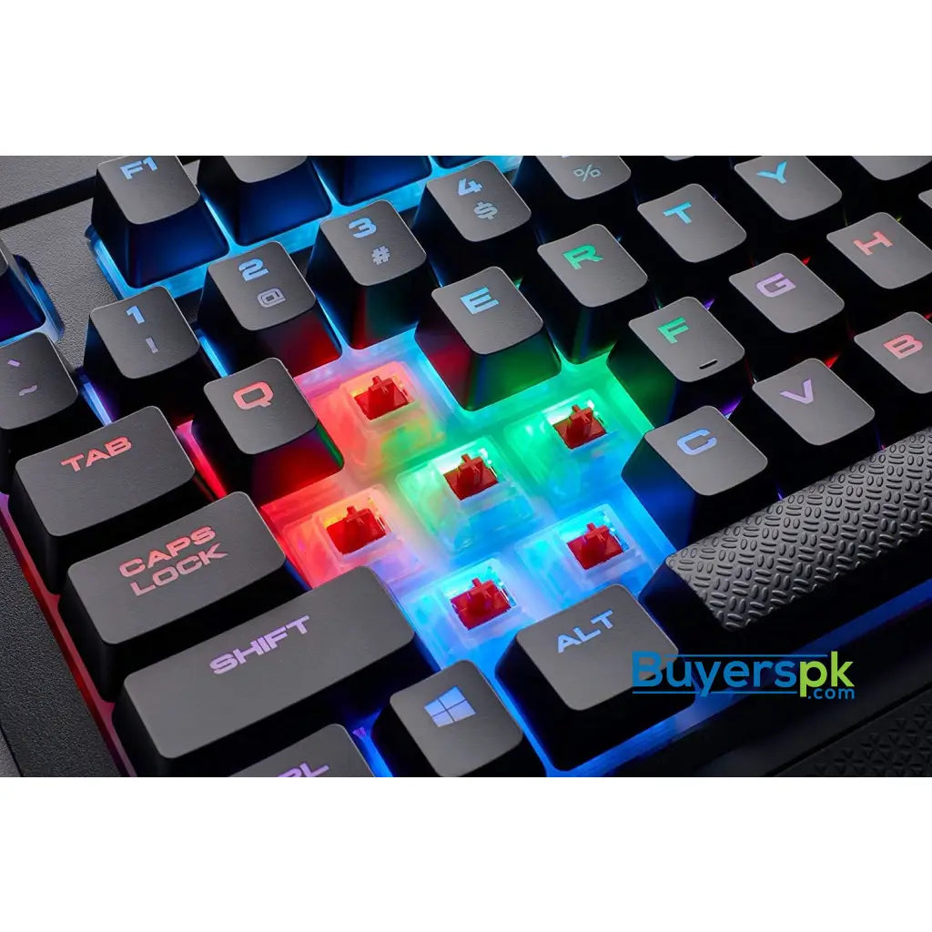 CORSAIR K68 RGB Mechanical Gaming Keyboard Backlit RGB LED Dust and Spill Resistant - Linear & Quiet - Cherry MX Red K68 RGB CH-9102010-NA -