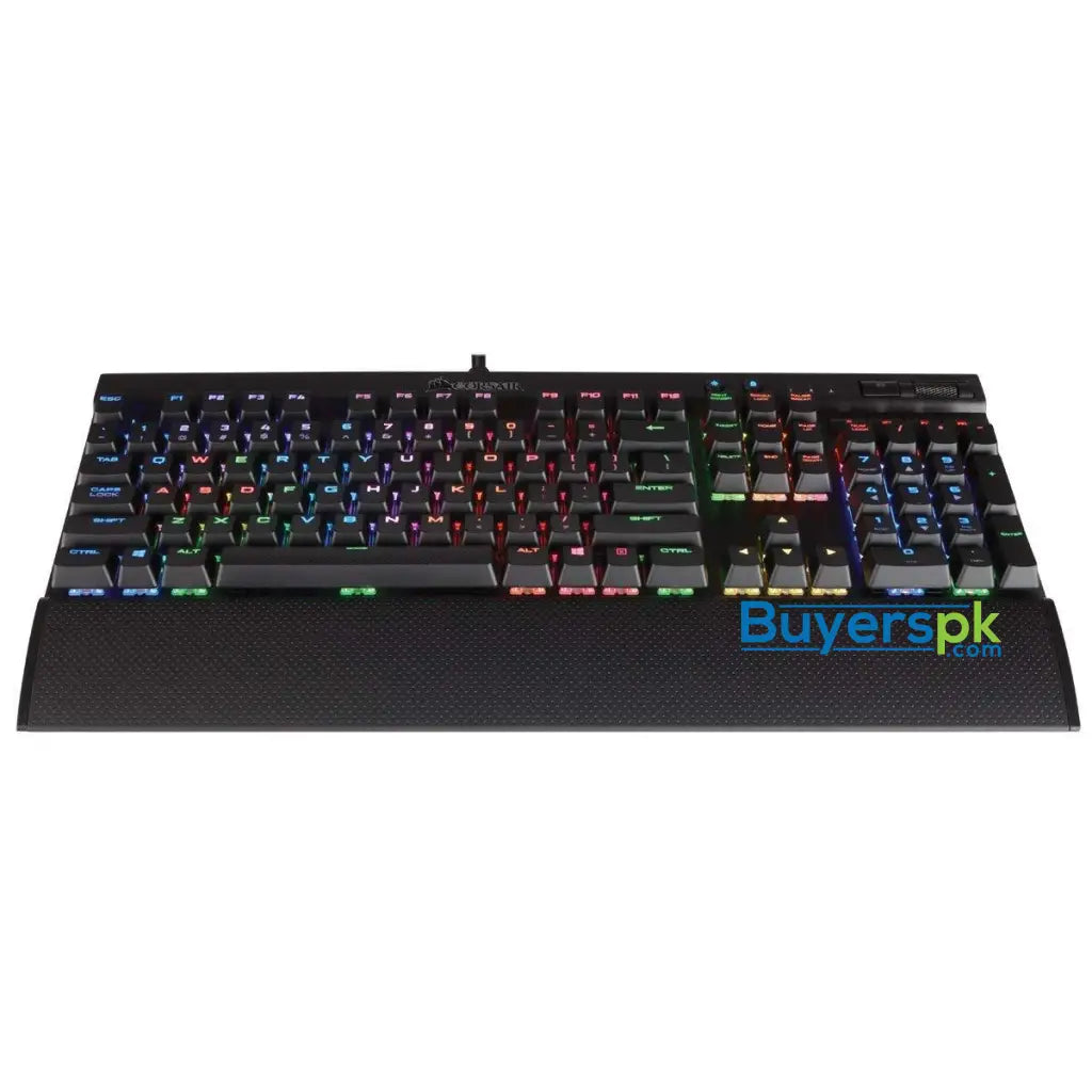 CORSAIR K70 LUX RGB Mechanical Gaming Keyboard - USB Passthrough & Media Controls - Linear & Quiet - Cherry MX Red - RGB LED Backlit -