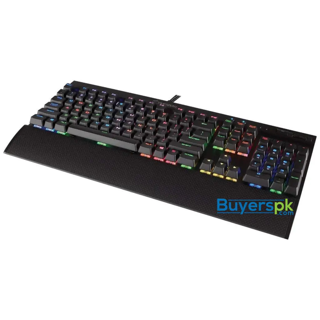 CORSAIR K70 RGB RAPIDFIRE Mechanical Gaming Keyboard - USB Passthrough & Media Controls - Fastest & Linear - Cherry MX Speed - RGB LED