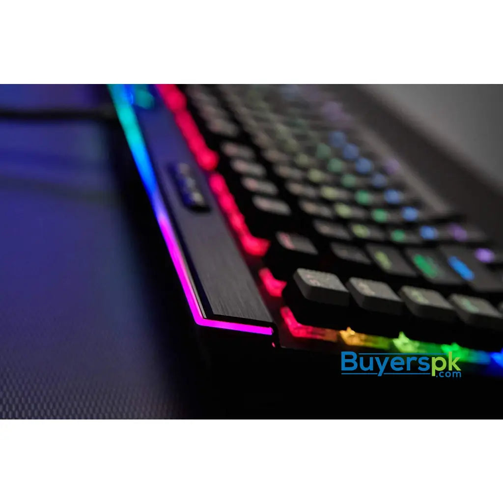CORSAIR K95 RGB PLATINUM Mechanical Gaming Keyboard - 6x Programmable Macro Keys - USB Passthrough & Media Controls - Fastest Cherry MX