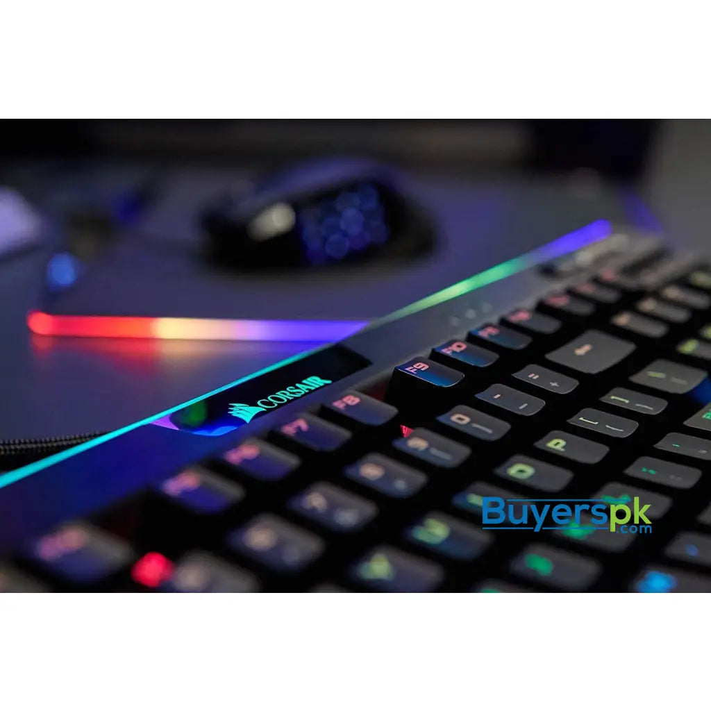 CORSAIR K95 RGB PLATINUM Mechanical Gaming Keyboard - 6x Programmable Macro Keys - USB Passthrough & Media Controls - Fastest Cherry MX
