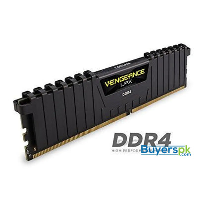 Corsair Vengeance LPX 16GB (2x8GB) DDR4 DRAM 3200MHz C16 Desktop Memory Kit - Black (CMK16GX4M2B3200C16) - RAM