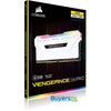 Corsair Vengeance Rgb Pro 16gb (2x8gb) Ddr4 2666mhz C16 Led Desktop Memory - White
