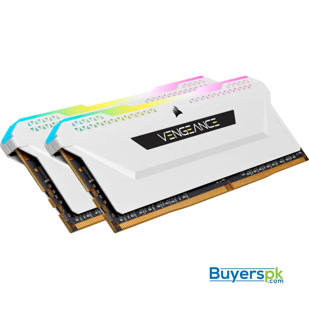 Corsair Vengeance Rgb Pro Sl 32gb (2x16gb) Ddr4 Dram 3200mhz C16 Memory Kit – White
