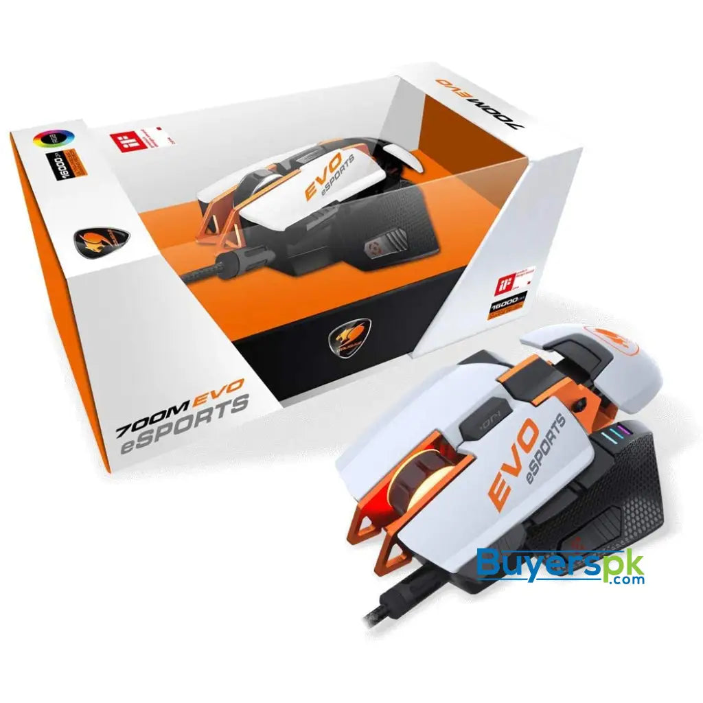 Cougar 700m Evo Esports 16000 Dpi Optical Rgb Gaming Mouse - Price in Pakistan