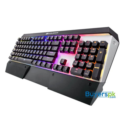 Cougar Attack X3 Rgb Cherry Mx Blue Switch Gaming Keyboard - Price in Pakistan