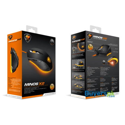 Cougar Minos X2 Wired Usb Optical Gaming Mouse with 3000 Dpi - Price in Pakistan