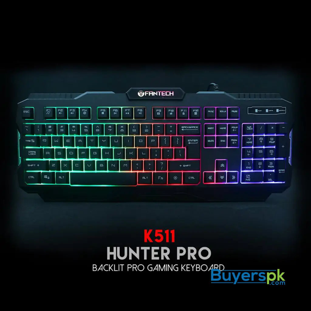 Fantech K511 Hunter Pro Backlit Pro Gaming Keyboard