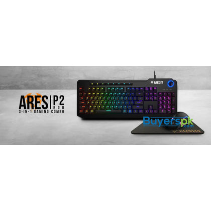 Gamdias Ares P2 Rgb 3-in-1 Gaming Combo - Keyboard Price in Pakistan