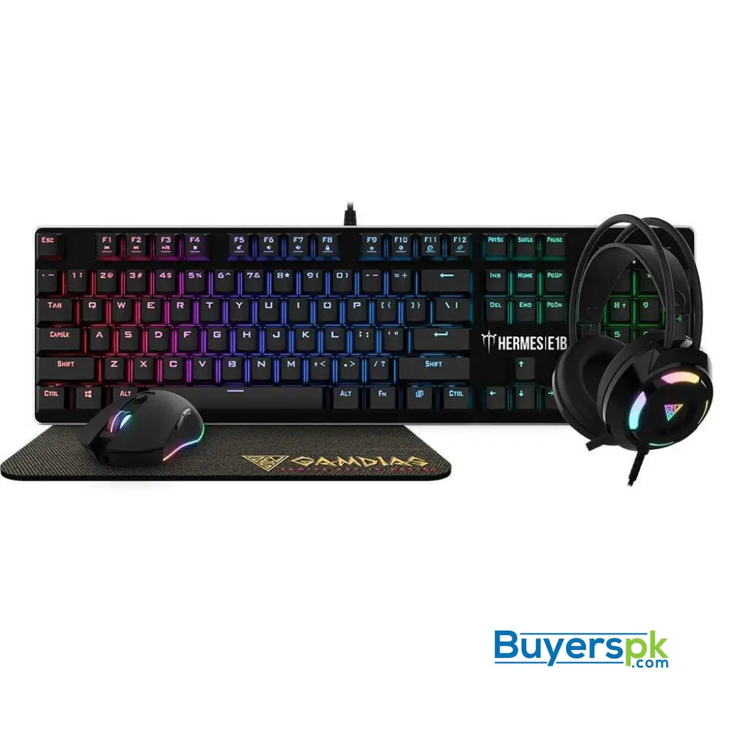 Gamdias Hermes E1b 4-in-1 Gaming Combo - Keyboard Price in Pakistan