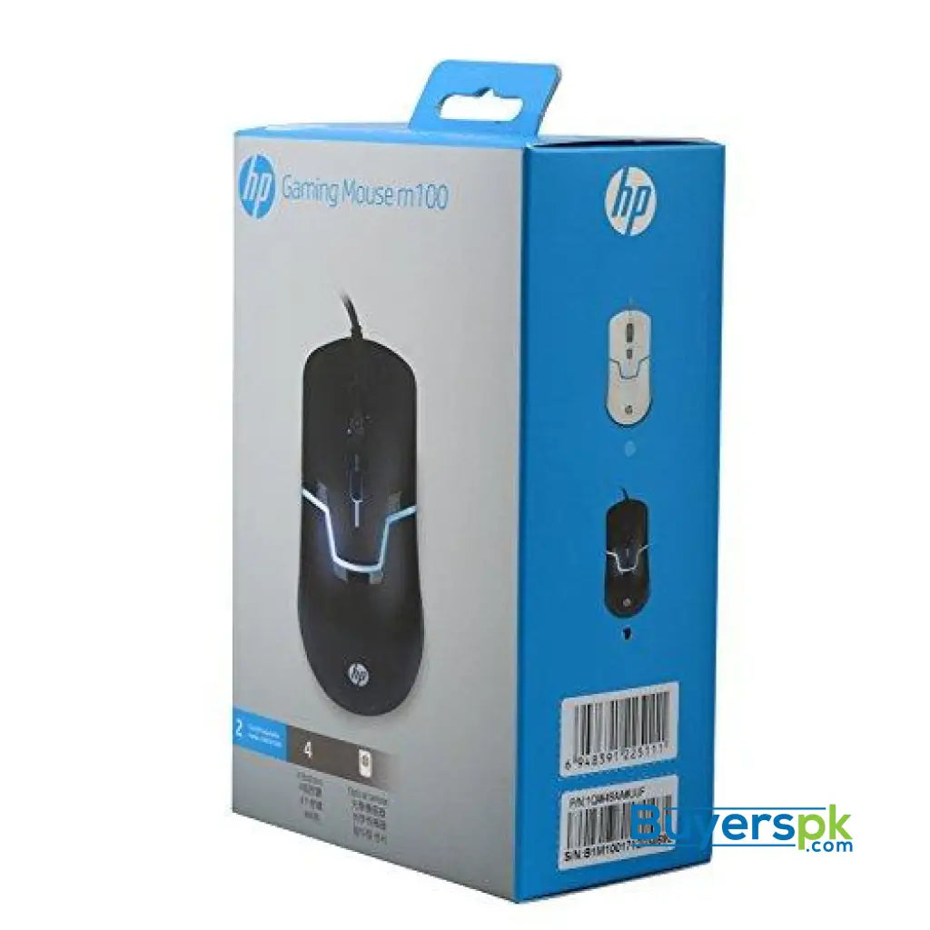 Hp M100 Wired Gaming Optical Mouse (black)