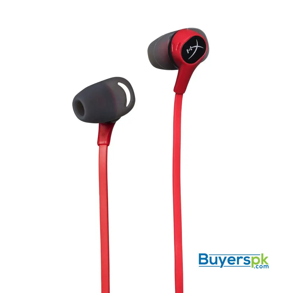 HyperX Cloud Earbuds Gaming Headphones with Mic for Nintendo Switch and Mobile Gaming (HX-HSCEB-RD) - Headset