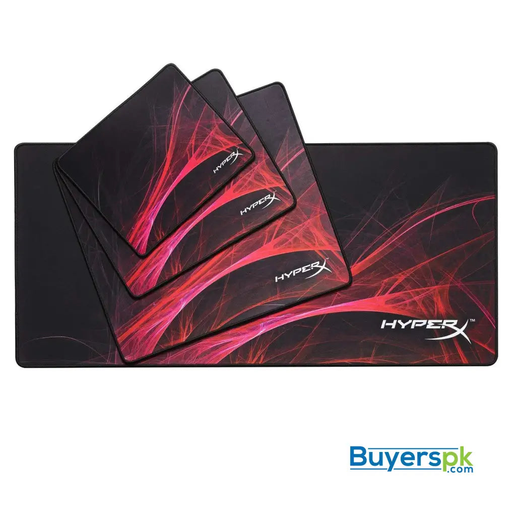 HyperX HX-MPFS-S-L Large FURY S Speed Edition Pro Gaming Mouse Pad - Black/Red - Mouse Pad