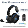 Kingston Hyperx Headset Cloud Alpha s Hx-hscas-bl/ww 7.1 Surround Sound Adjustable Bass Dual Chamber