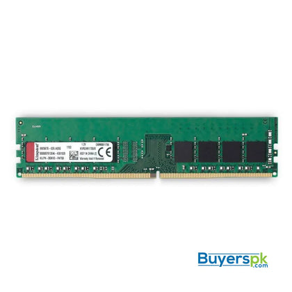Kingston ValueRAM 8GB 2400MHz DDR4 Non-ECC CL17 DIMM 1Rx8 Desktop Memory (KVR24N17S8/8) - RAM