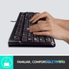Logitech Desktop Mk120 Wired Keyboard and Usb Mouse Combo