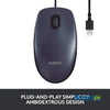 Logitech M100r Wired Usb Mouse (black)