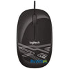 Logitech M105 Corded Wired Usb Mouse Black