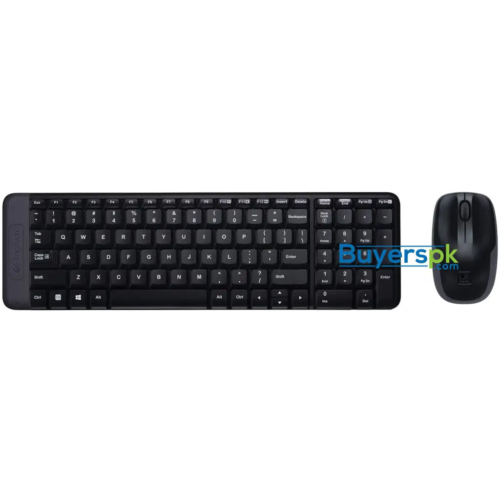 Logitech Mk220 Wireless Combo Compact Keyboard and Mouse Set