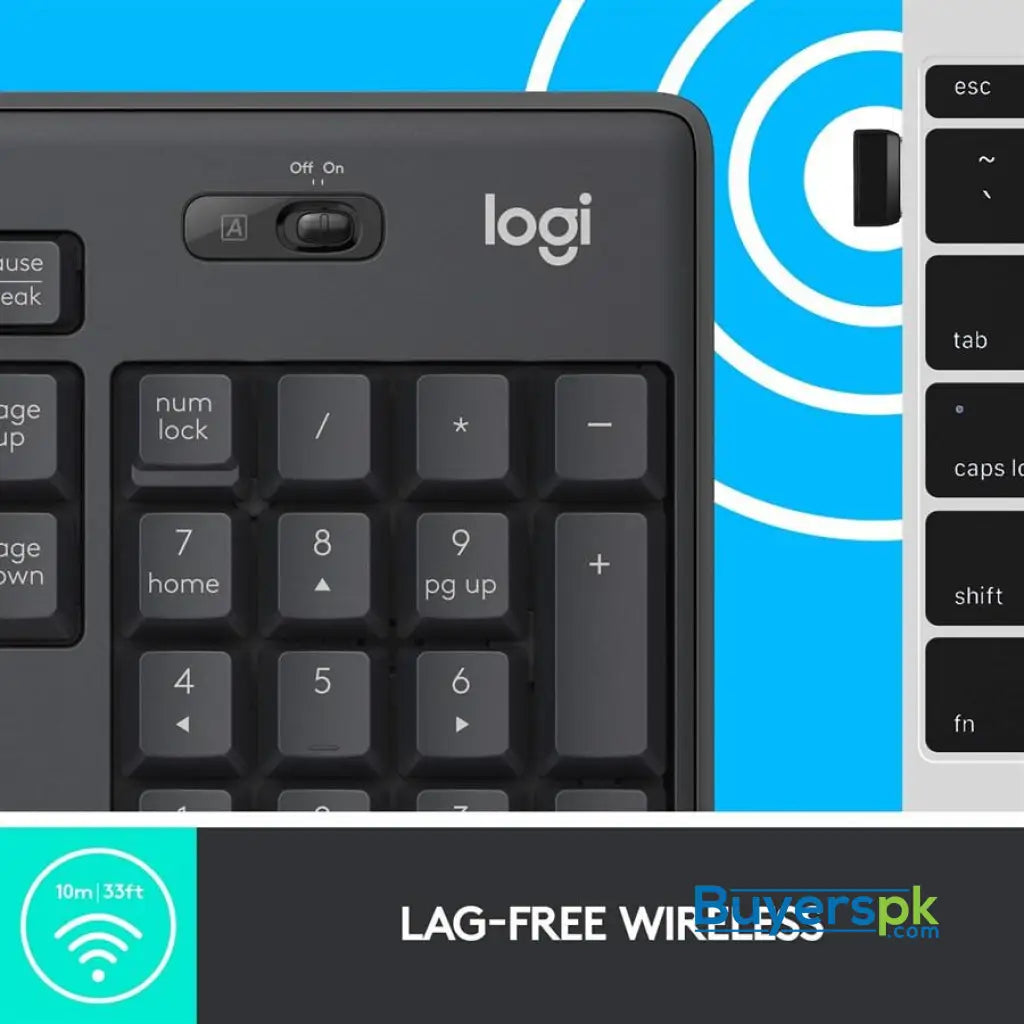 Logitech Mk295 Silent Wireless Combo Keyboard Mouse - Price in Pakistan