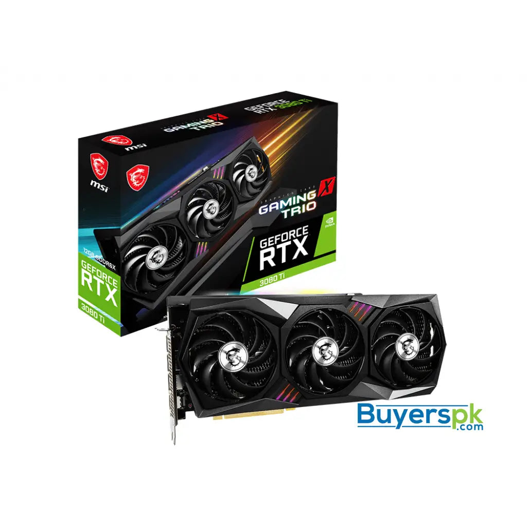 Msi Geforce Rtx 3080 Ti Gaming X Trio 12gb Gddr6x Graphics Card - Graphic Price in Pakistan
