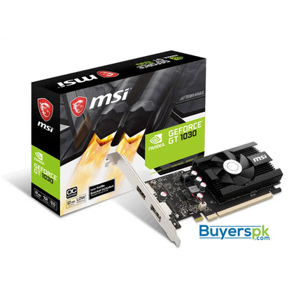 Msi Gt 1030 2gd4 Lp Oc 2gb Computer Graphics Card - Graphic Price in Pakistan