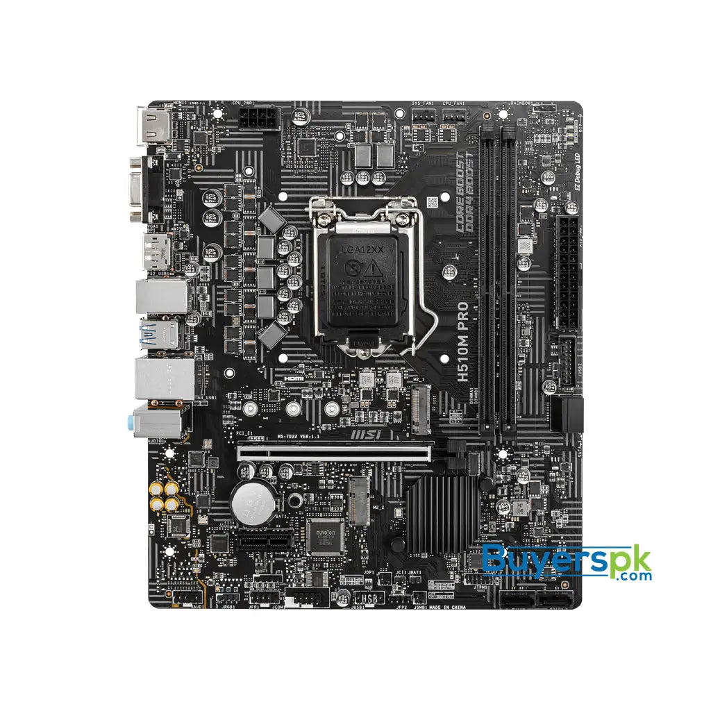 Msi H510m Pro Micro Atx Lga1200 Motherboard - Price in Pakistan