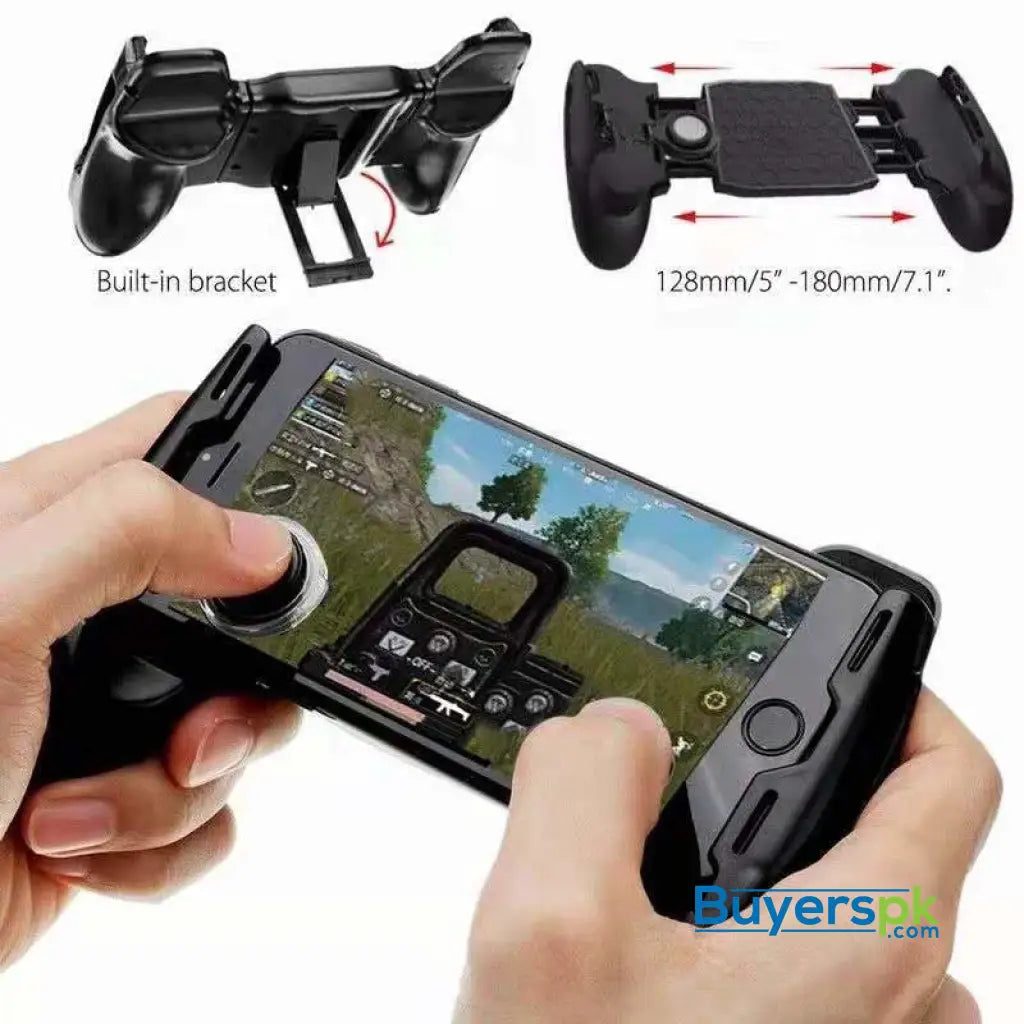 Pubg 3 in 1 Portable Jl-02 Joystick Mobile Gamepad Controller - Black - Price Pakistan