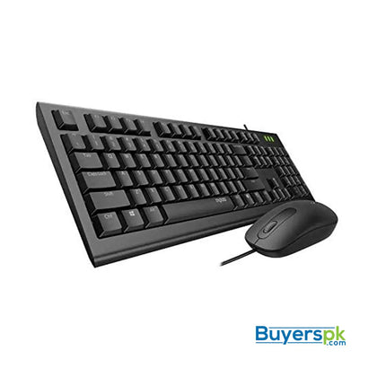 Rapoo Wired Optical Keyboard Mouse Combo X120pro - Price in Pakistan