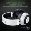 Razer Kraken Pro V2 - Nalog Gaming Headset - White - Oval Ear Cushions