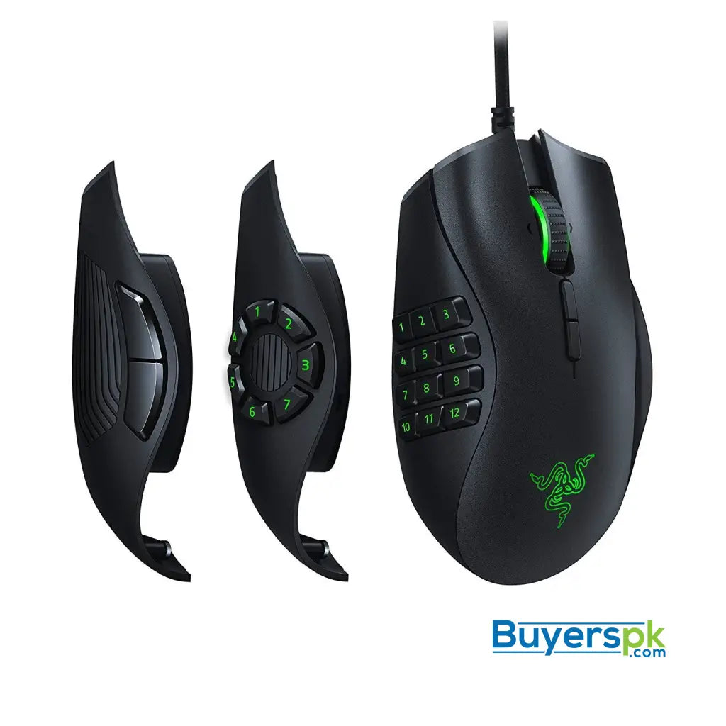 Razer Naga Trinity - Multi-color Wired MMO Gaming Mouse - Mouse