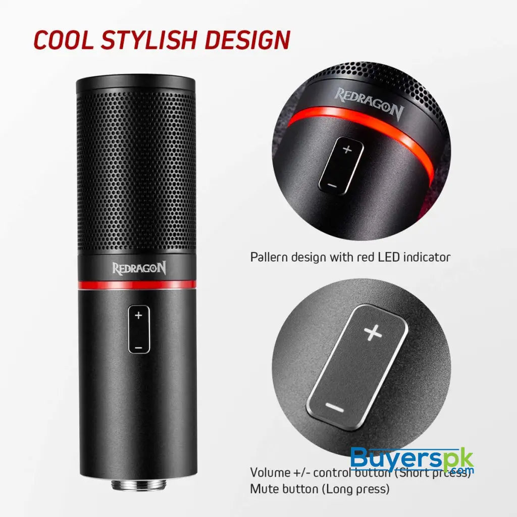 Redragon Blazar Gm300 Usb Gaming Microphone - Price in Pakistan
