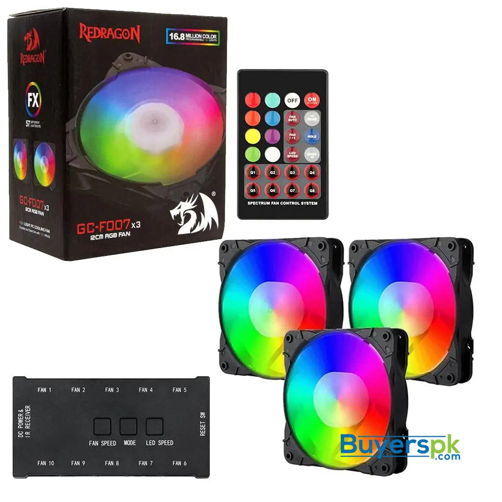 Redragon Gc-f007 120 Cm Rgb Fan - RGB Price in Pakistan