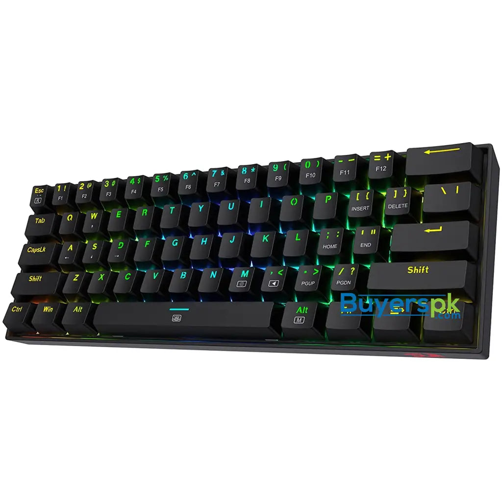 Redragon K630 Dragonborn 60% Wired Rgb Gaming Keyboard Black