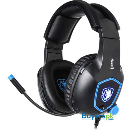 Sades Dazzle Sa 905 Blue Gaming Headset 50mm Speakers to Deliver Rich Sound Virtual 7.1 Surround - Price in Pakistan