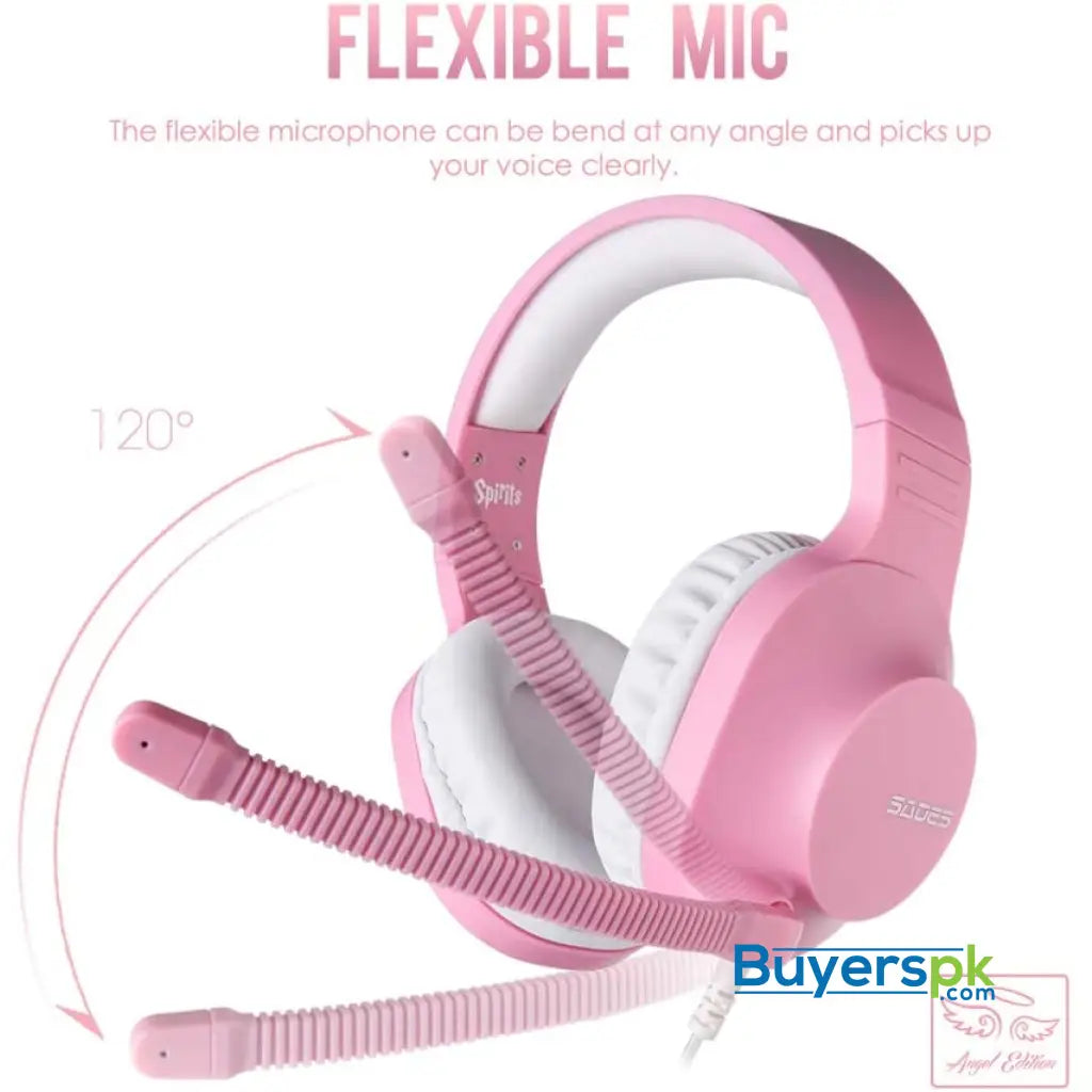 Sades Spirits Gaming Headset (angel Edition) Pink - Price in Pakistan