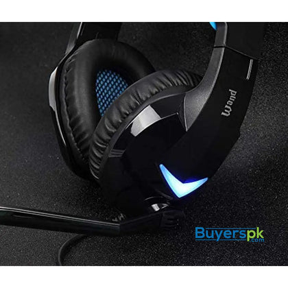 Sades Wand Sa 914 Blue Gaming Headset Virtual 7.1 Surround Sound 2 Audio Modes Option Magical - Price in Pakistan
