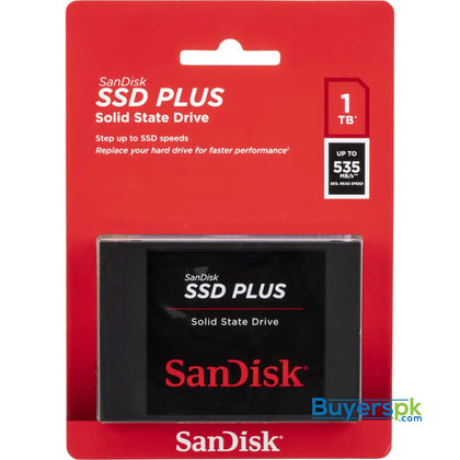 Sandisk Ssd plus 1tb Sdssda-1t00-g26 - Memory Card Price in Pakistan