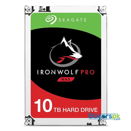 Seagate 10TB IronWolf Pro 7200RPM SATA 6Gb/s 256MB Cache 3.5-Inch NAS Hard Disk Drive (ST10000NE0004) - Hard Drive