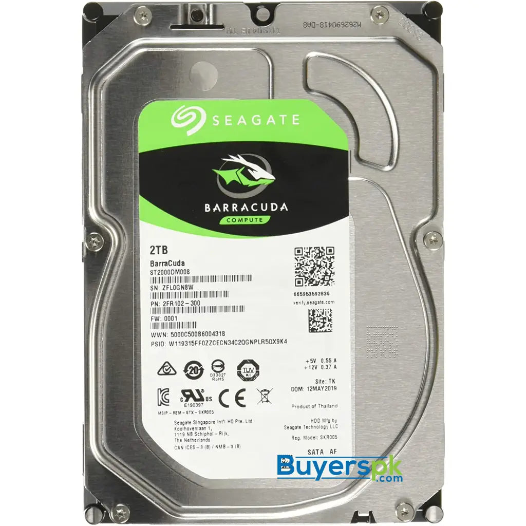 Seagate Barracuda 2tb 7200rpm 256mb Cache Internal Hard Drive St2000dm008 - HDD Price in Pakistan