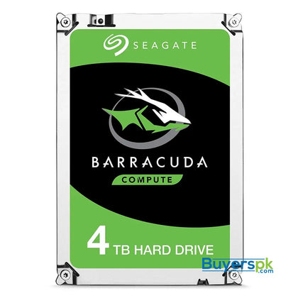 Seagate Barracuda Internal Hard Drive 4TB SATA 6Gb/s 256MB Cache 3.5-Inch (ST4000DM004) 2 Yrs Warranty - Hard Drive