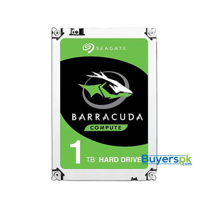 Seagate BarraCuda ST1000DM010 1TB 7200 RPM 64MB Cache SATA 6.0Gb/s 3.5 Hard Drive Bare Drive - OEM - Hard Drive