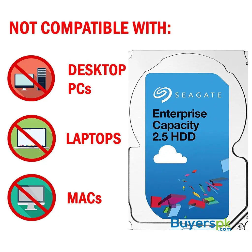 Seagate Enterprise Capacity 2.5 Hdd | St1000nx0453 | 1tb 7200rpm 128mb Cache 2.5-inch | Dual Sas