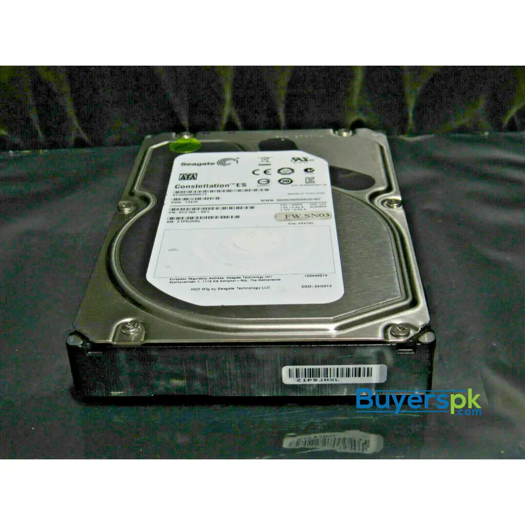 Seagate Hdd Hard Disk Drive 2tb Constellation used St2000nm0011