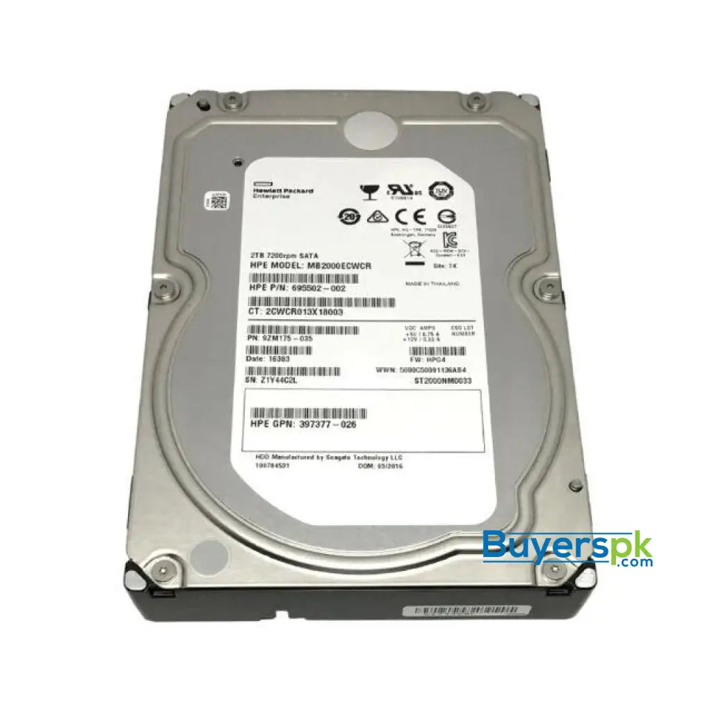 Seagate Hdd Hard Disk Drive 2tb Constellation used St2000nm0033 - Price in Pakistan
