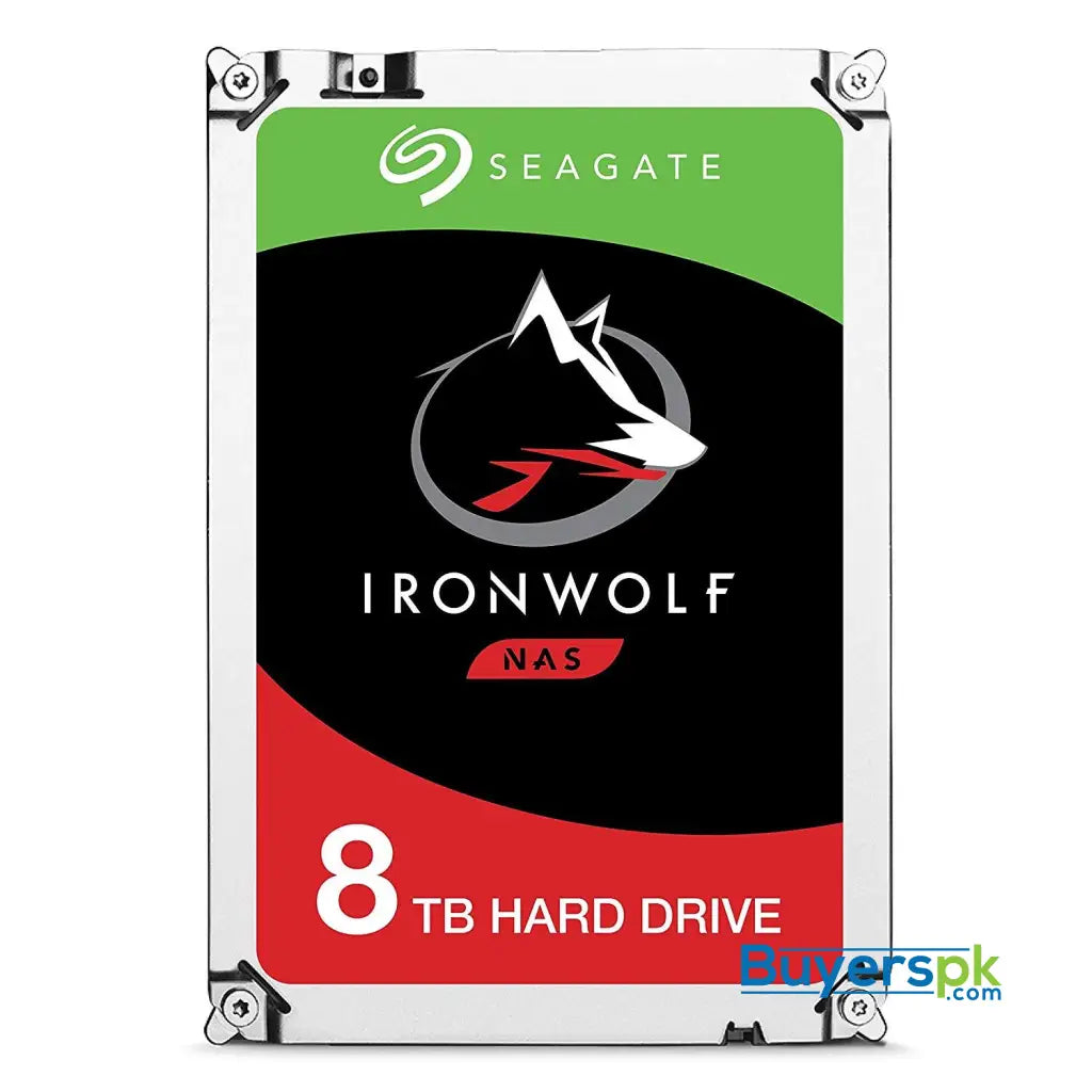 Seagate Ironwolf Nas 7200rpm Internal Sata Hard Drive 8tb 6gb/s 3.5-inch (st8000vn0022) 3 Yrs